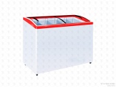 Морозильный ларь с гнутым стеклом Italfrost ЛВН 300 Г (СF 300 C) 4 кор (красный)