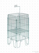 Стол для распродаж из металлической сетки Сетиз Корзина для распродаж 820х820х800