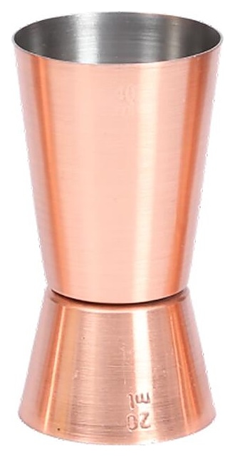 05cf38b70ec3f9dd73857412a4986736 Джиггер P.L. Proff Cuisine JI23C 25/50 мл (нерж. сталь) медный — изображение 1