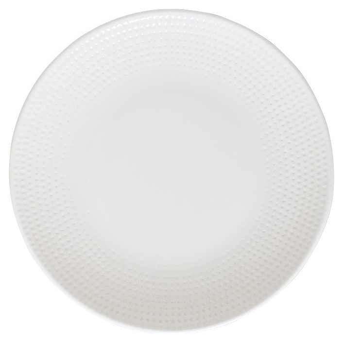 07d217f5fa24007ba775916a632e7605 Тарелка Bonna White Pure Dot S-PRDGRM21DZ d=21 см (фарфор) белая — изображение 1