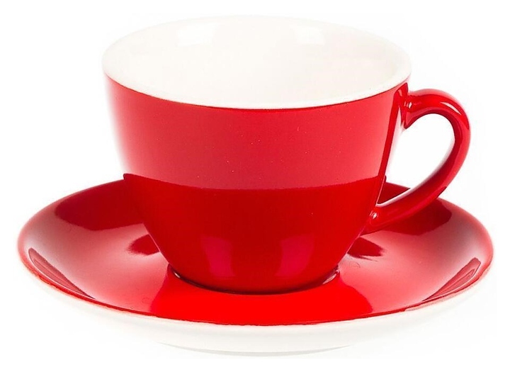 0da0081900dbcdf9ae813e52aedb87ea Чайная пара P.L. Proff Cuisine Barista 81223307 200 мл, красная — изображение 1