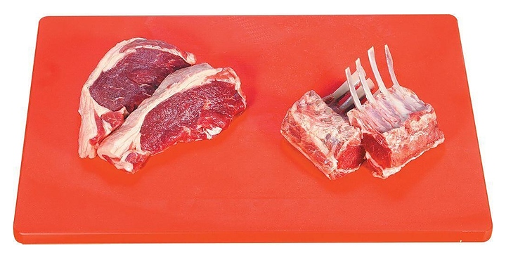 0fbcb2ee29a17b982a8d39f6e3d2de72 Доска разделочная P.L. Proff Cuisine 81272010 500х350х12 мм красная — изображение 1