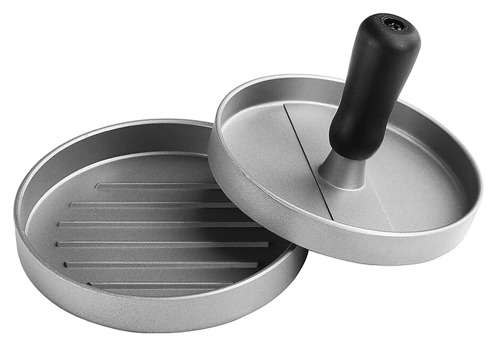 13d2891be9edd91bc264bb73a2efcb67 Пресс для котлет P.L. Proff Cuisine SBP-01 (HONRI) "Гамбургер" d=12 см h=8 см (алюминий) — изображение 1