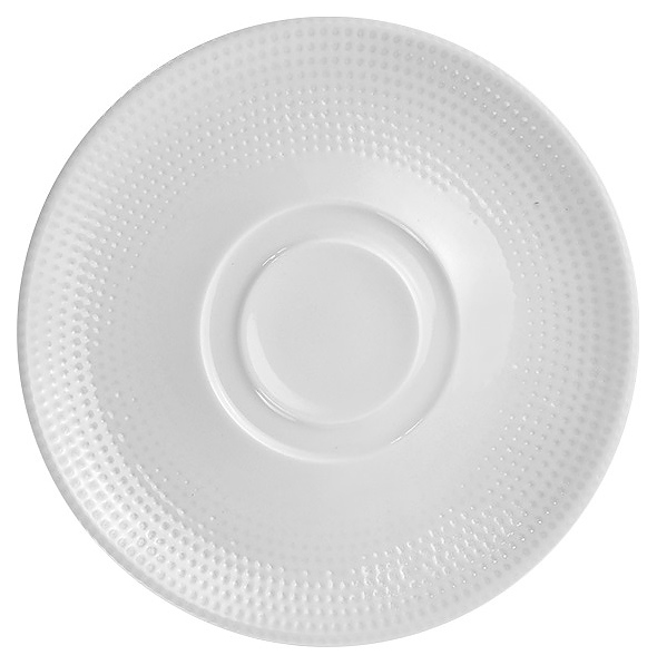 41b066456165c7f3d6f7a641ba699906 Тарелка подстановочная Bonna White Pure Dot S-PRDGRM19KKT d=19 см (фарфор) белая — изображение 1