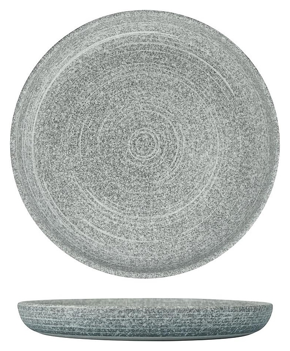48ef36e1a2f9f2af03e16d4b8c347090 Тарелка с бортом P.L. Proff Cuisine Stone Untouched Taiga 81221855 180х180 мм — изображение 1
