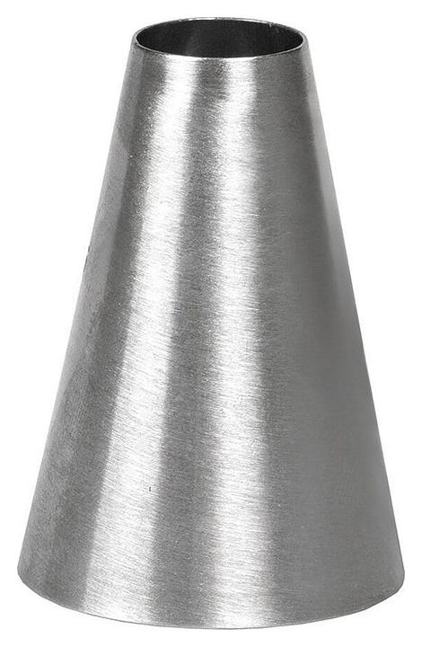 63e9862e641046767cffd6b9d6eac0a1 Насадка для кондитерского мешка P.L. Proff Cuisine PNL-10 "Круг" d=10 мм (металл) — изображение 1