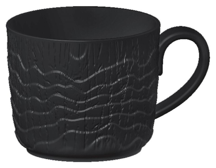 8905bdeed18adbe1d29d5c27a26b1647 Кружка P.L. Proff Cuisine Black Raw Wood 81229849 370 мл — изображение 1