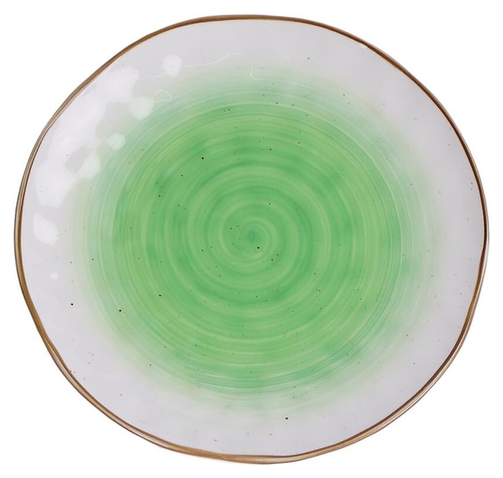 8c7af2bcbbb5b782246e6d64a5f247d2 Тарелка P.L. Proff Cuisine The Sun Eco 81229822 270х270 мм, зеленая — изображение 1