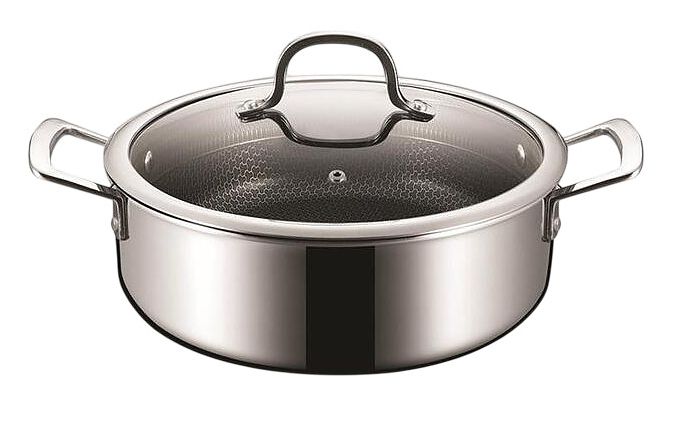 9c89e90d423b994ddb7d809dde833a99 Кастрюля P.L. Proff Cuisine New Kitchen Grid 2.5 л 22х7 см нержавеющая сталь, индукция — изображение 1