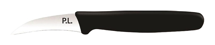 a4ec5f10d8aef6755880f73242c90f1d Нож для чистки овощей P.L. Proff Cuisine Pro Line 81222420 l=6/15,5 см (нерж. сталь) с черной рукояткой (пластик) — изображение 1