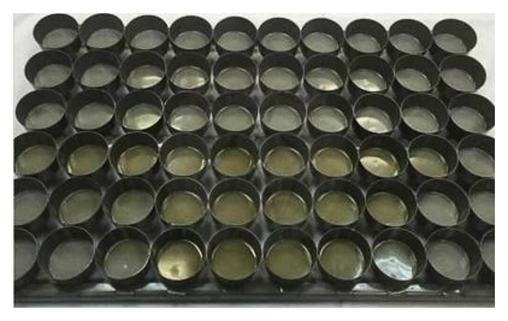dfb76a3acb88b3164bcf5e828fcf7cb6 Сборка форм для выпечки P.L. Proff Cuisine СМФ556030апп "Маффин" 60 шт. d=5,5/6 см h=3 см (чермет с антипригарным покрытием) на решетке 60х40 см — изображение 1