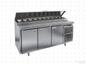 Холодильный стол для пиццы HiCold тип HT модель PZ2-111/GN (1/6) для пиццы (камень)