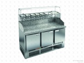 Холодильный стол для пиццы HiCold PZE3-111/GN для пиццы (камень)