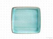 Столовая посуда из фарфора Bonna тарелка квадратная AQUA AURA AAQ MOV 19 KR (15х14 см)