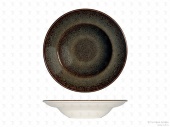 Столовая посуда из фарфора Bonna Ore Tierra тарелка для пасты OTI GRM 27 CK (27 см, шоколад)