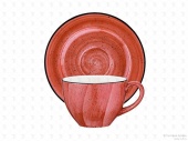 Столовая посуда из фарфора Bonna PASSION AURA чашка чайная с блюдцем APS RIT 01 CFT (230 мл)