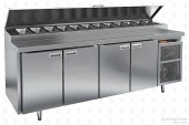 Холодильный стол для пиццы HiCold Стол охлаждаемый высокотемпературный тип HT модель PZ1-1111/GN (1/3H) для пиццы