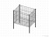 Стол для распродаж из металлической сетки Гефест корзина малая КРМ-01